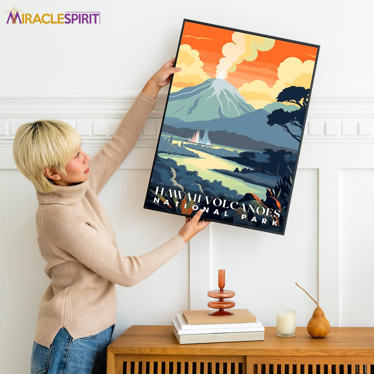Hawaii Volcanoes National Park, National Parks Wall Poster
