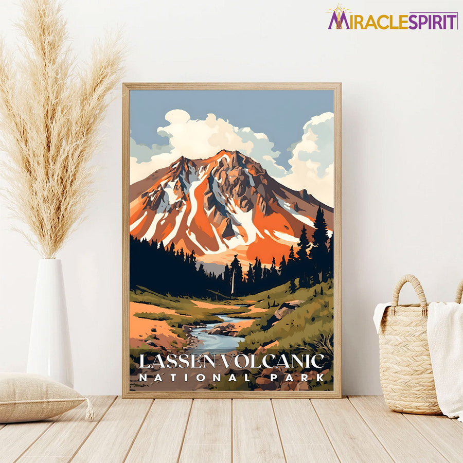 Lassen Volcanic National Park, National Parks Wall Poster