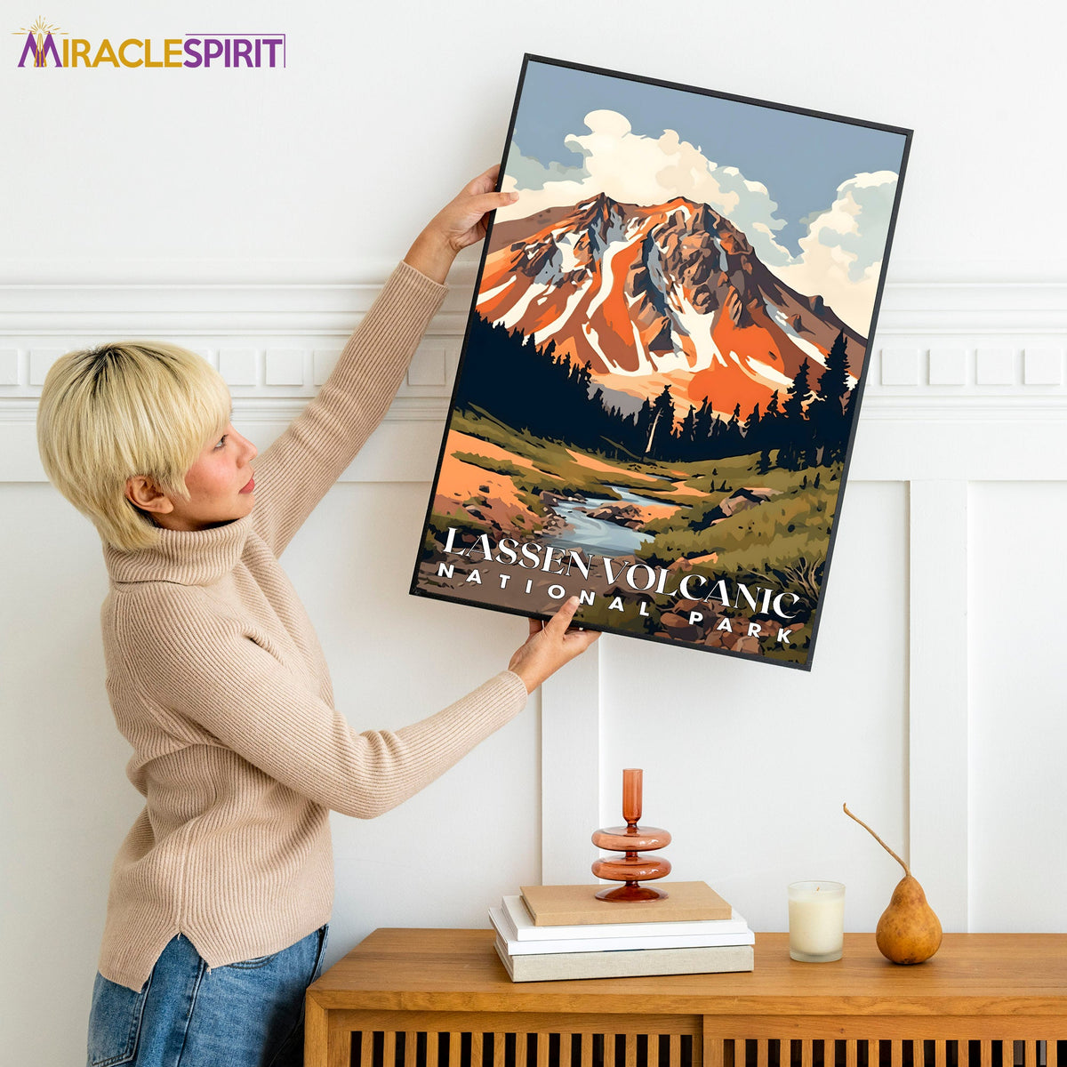 Lassen Volcanic National Park, National Parks Wall Poster