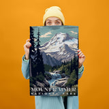 Mount Rainier National Park, National Parks Wall Poster