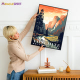 Yosemite national park, National Parks Wall Poster