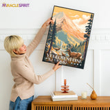 Yellowstone national park, National Parks Wall Poster
