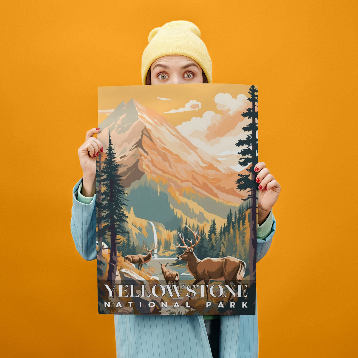 Yellowstone national park, National Parks Wall Poster