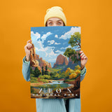 Zion national park, National Parks Wall Poster