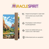 Zion national park, National Parks Wall Poster