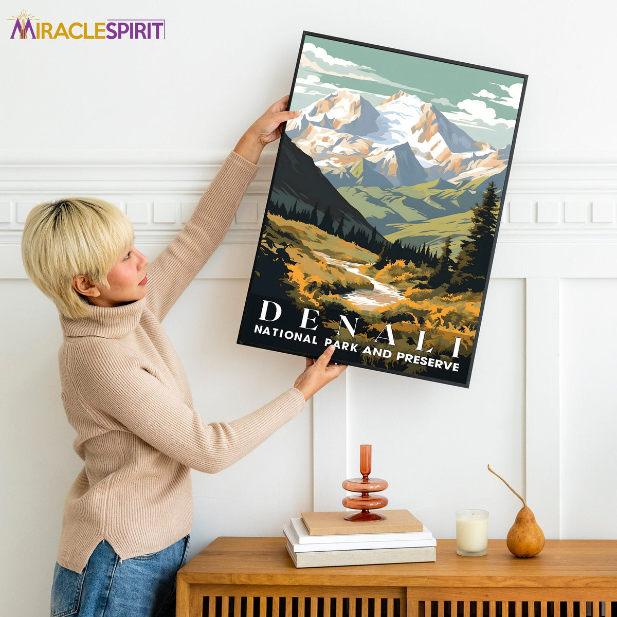 Denali National Park, National Parks Wall Poster