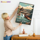 Hot Springs National Park, National Parks Wall Poster