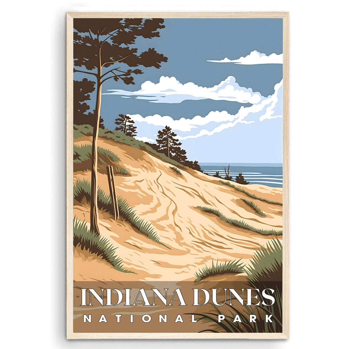 Indiana Dunes National Park, National Parks Wall Poster