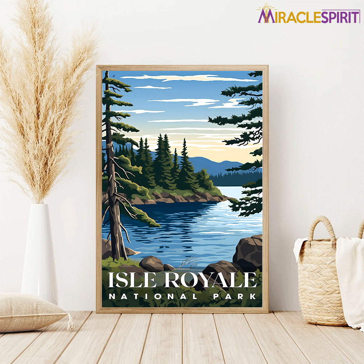 Isle Royale National Park, National Parks Wall Poster