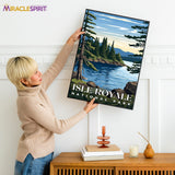 Isle Royale National Park, National Parks Wall Poster