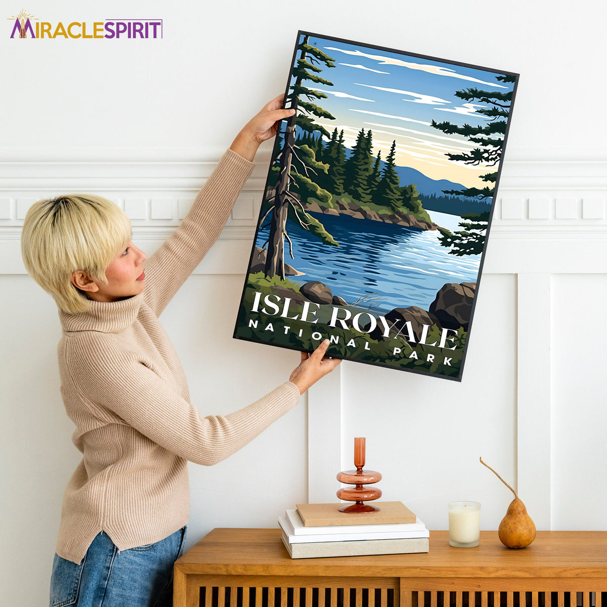 Isle Royale National Park, National Parks Wall Poster