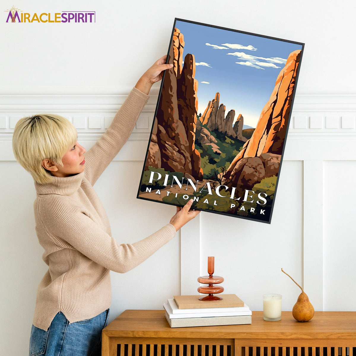 Pinnacles National Park, National Parks Wall Poster