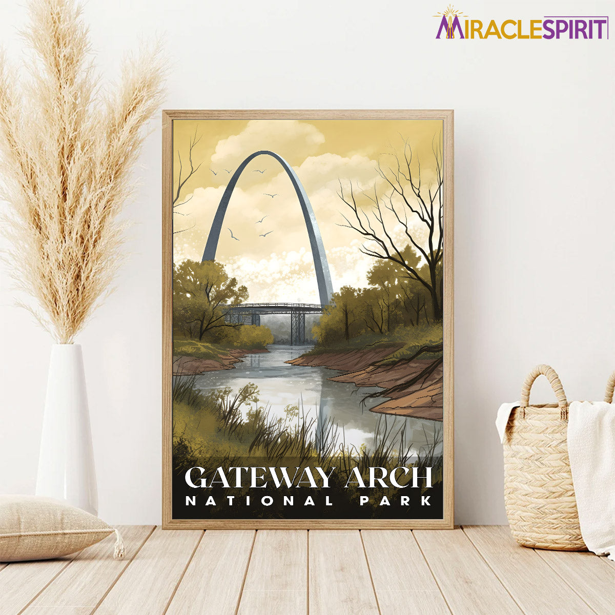 Gateway Arch National Park, National Parks Wall Poster