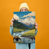Katmai National Park  Preserve, National Parks Wall Poster