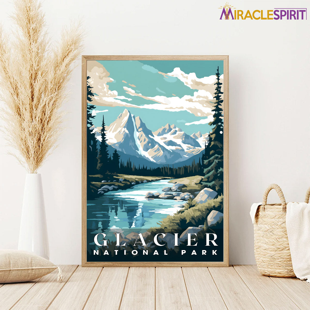 Glacier National Park, National Parks Wall Poster