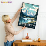 Glacier National Park, National Parks Wall Poster