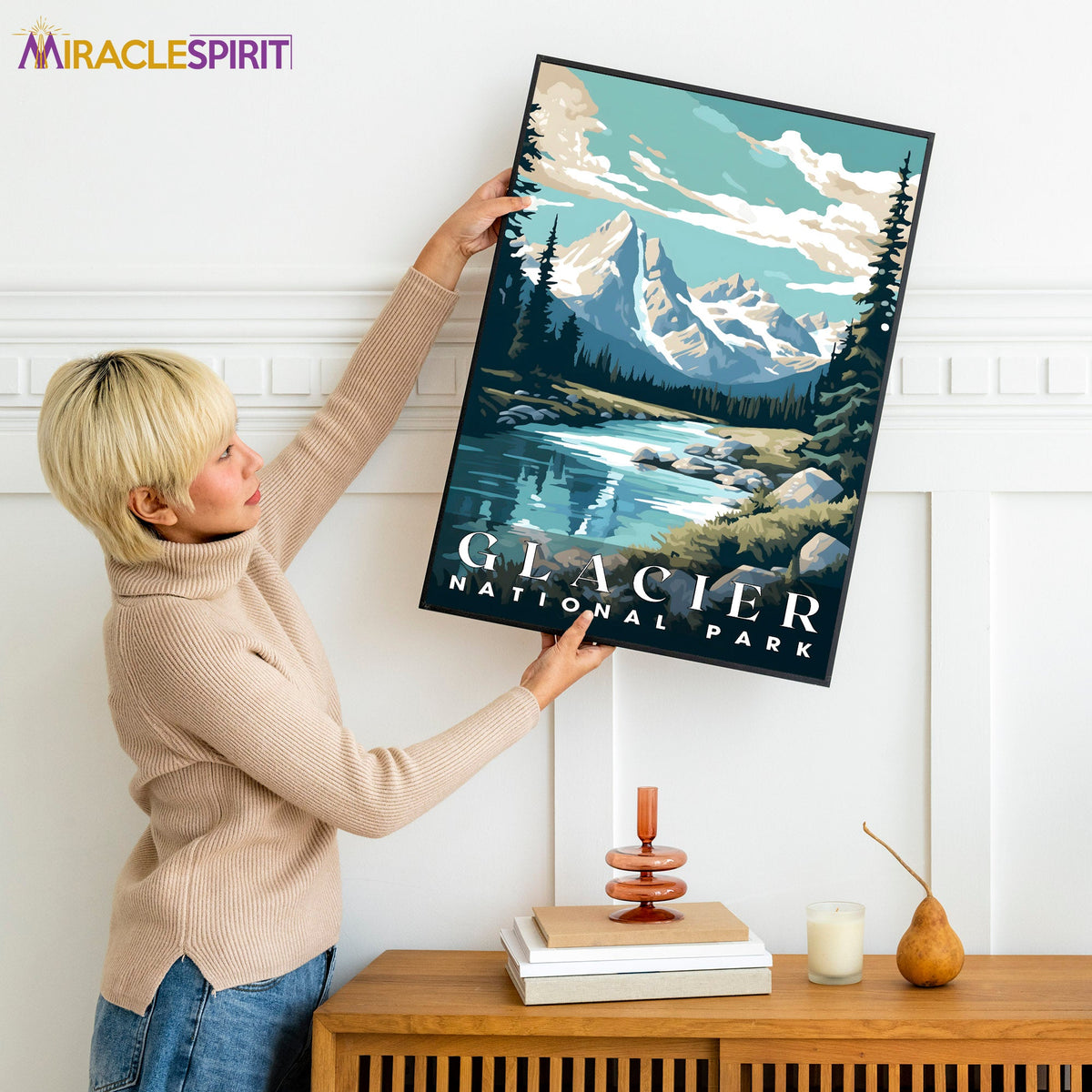 Glacier National Park, National Parks Wall Poster