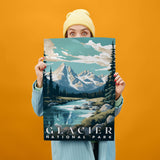 Glacier National Park, National Parks Wall Poster