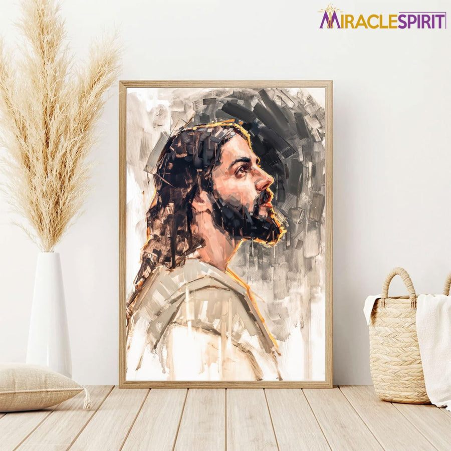 Jesus Wall Art Poster, Jesus Portrait Painting, Jesus Christ Wall Art (1)
