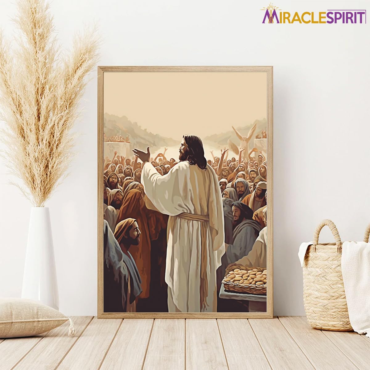 Feeding of the 5000, Jesus Feeds the 5000, 5 Loaves of Bread and 2 Fish