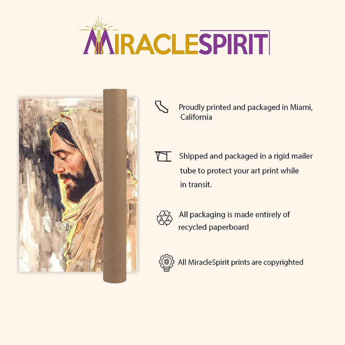 Jesus Wall Art Poster, Jesus Portrait Painting, Jesus Christ Wall Art (3)
