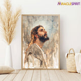 Jesus Wall Art Poster, Jesus Portrait Painting, Jesus Christ Wall Art (4)