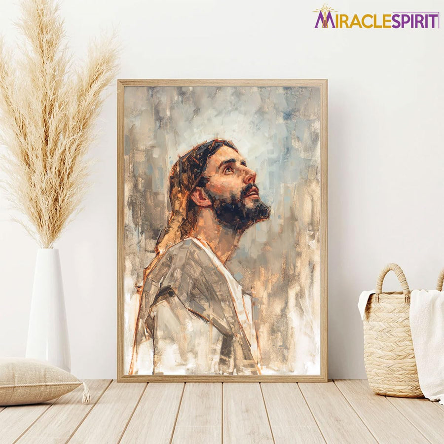 Jesus Wall Art Poster, Jesus Portrait Painting, Jesus Christ Wall Art (4)