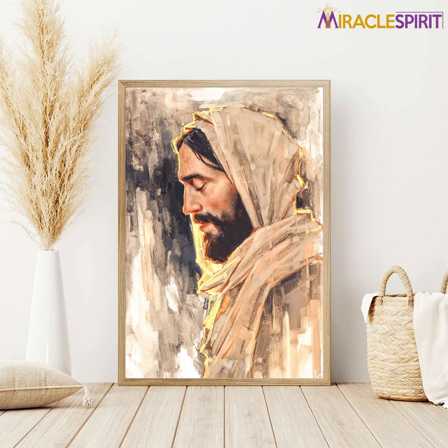 Jesus Wall Art Poster, Jesus Portrait Painting, Jesus Christ Wall Art (3)