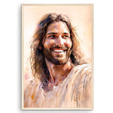 Jesus Portrait, Laughing Christ, Christ's Smile, Picture of Jesus Laughing