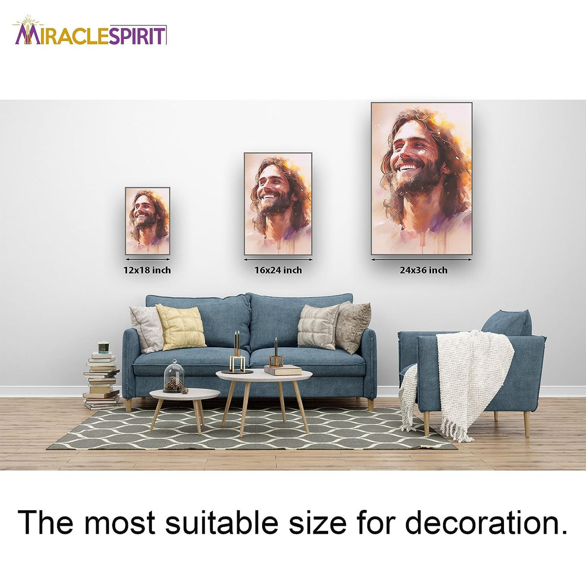 Laughing Christ, Christ's Smile, Jesus Portrait, Picture of Jesus Laughing