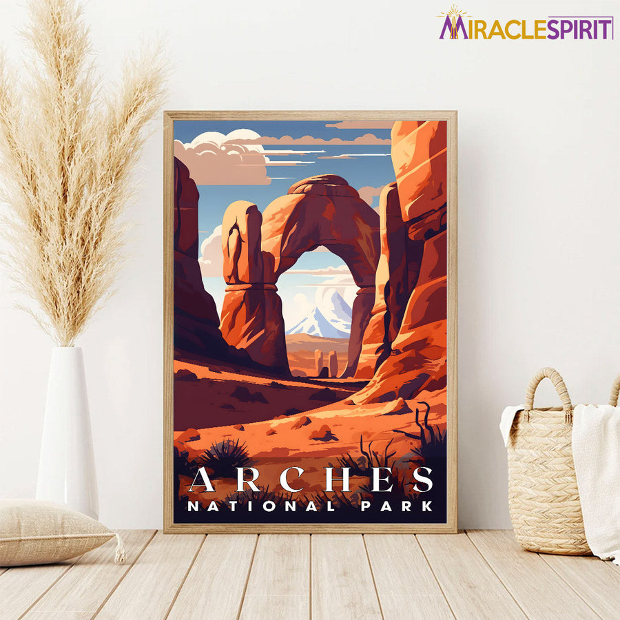 Arches National Park, National Parks Wall Poster