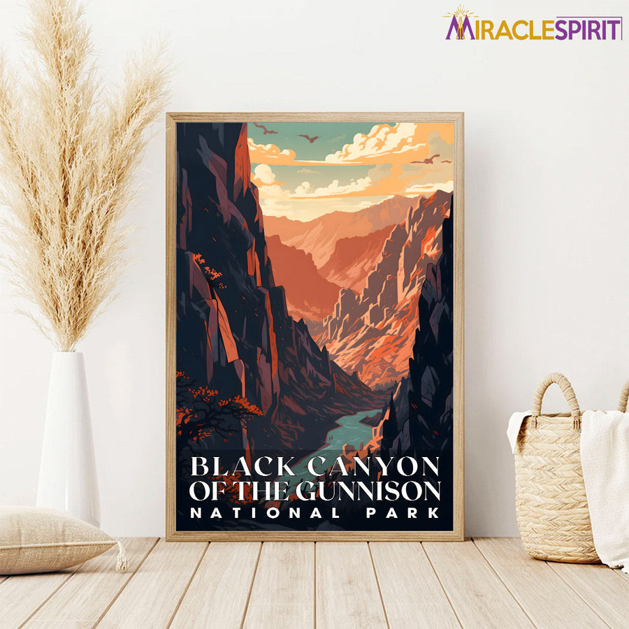 Black Canyon Of The Gunnison National Park, National Parks Wall Poster