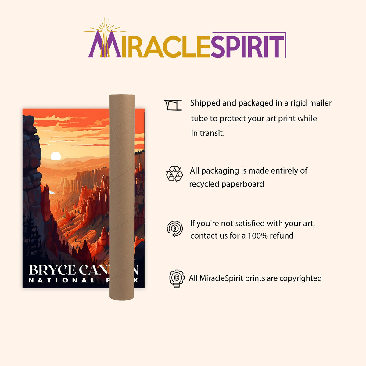 Bryce Canyon National Park, National Parks Wall Poster