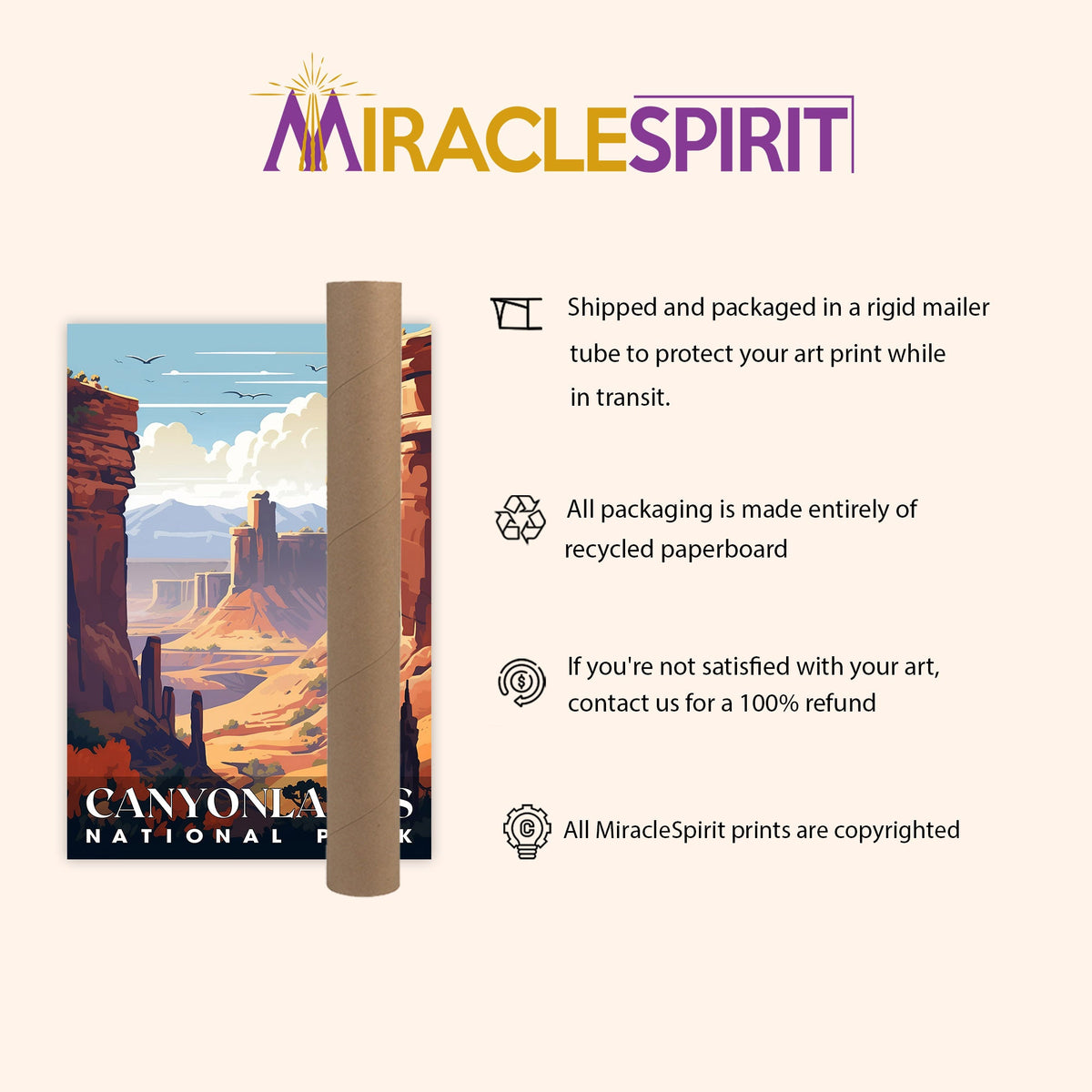 Canyonlands National Park, National Parks Wall Poster