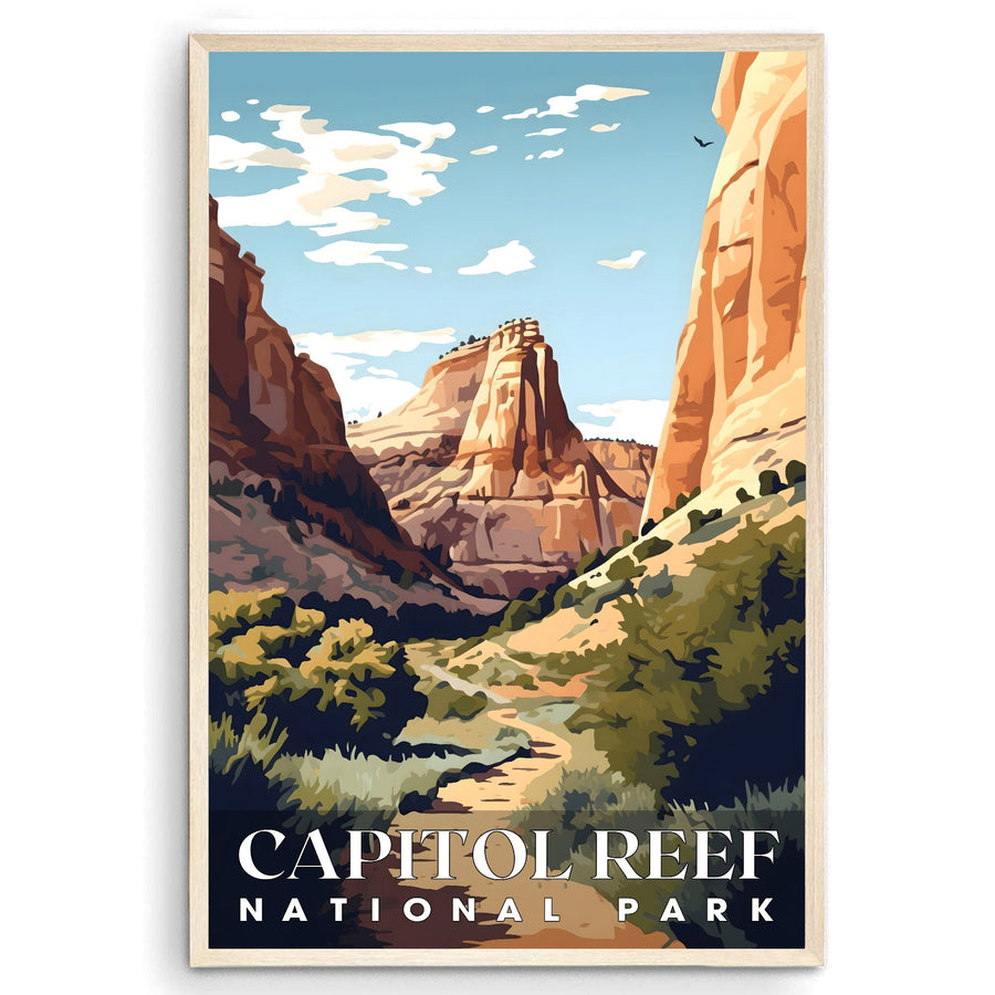 Capitol Reef National Park, National Parks Wall Poster