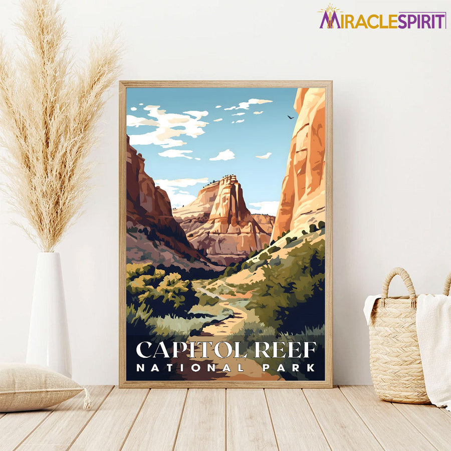 Capitol Reef National Park, National Parks Wall Poster