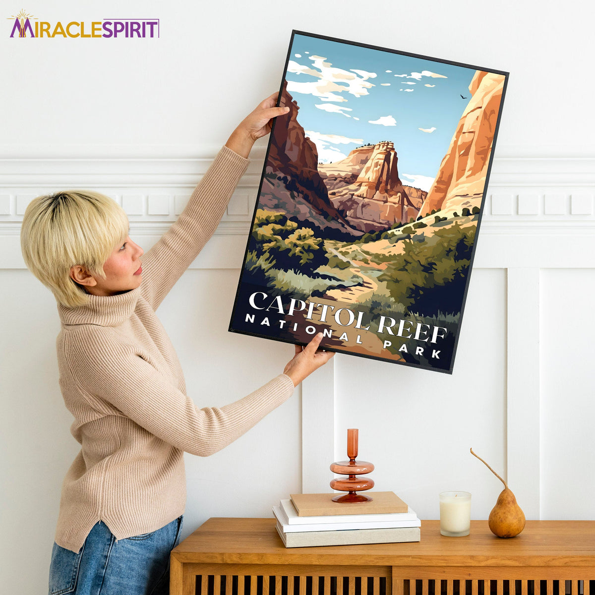 Capitol Reef National Park, National Parks Wall Poster