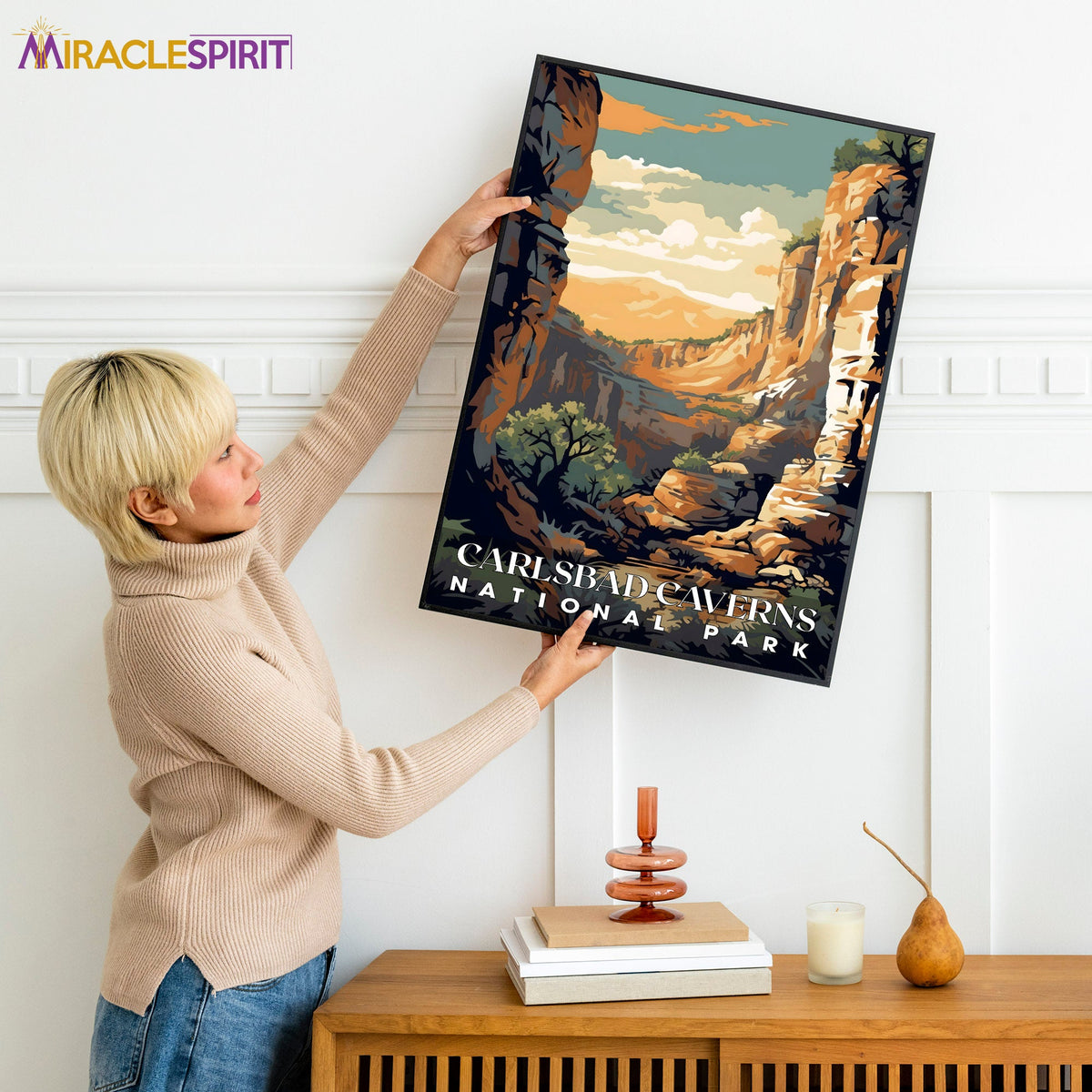 Carlsbad Caverns National Park, National Parks Wall Poster