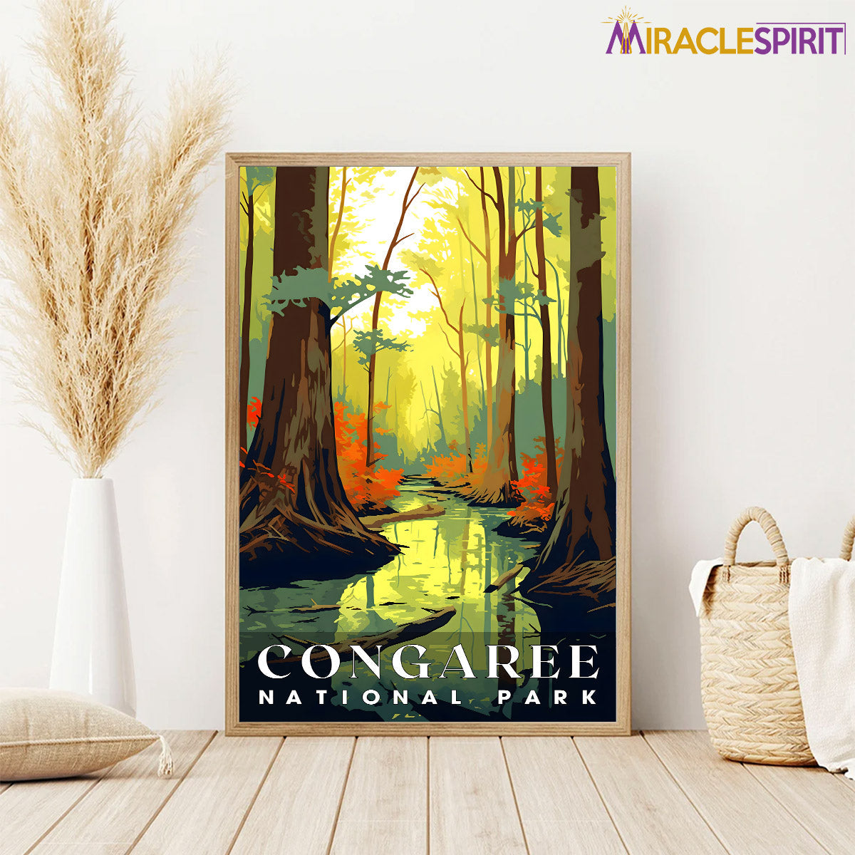 Congaree National Park, National Parks Wall Poster