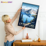 Crater Lake National Park, National Parks Wall Poster