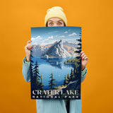 Crater Lake National Park, National Parks Wall Poster