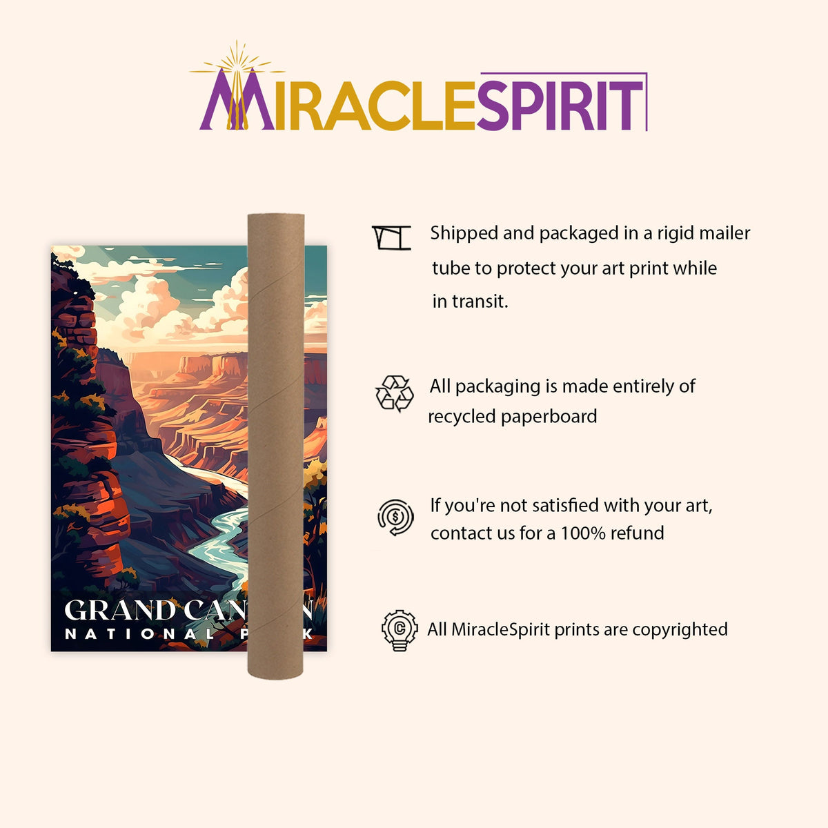Grand Canyon National Park, National Parks Wall Poster