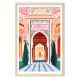 Patrika Gate Art Print, Travel Print, Travel Poster, Travel Gift, Housewarming Gift (UNFRAMED)