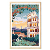 The Colosseum Art Print, Travel Print, Travel Poster, Travel Gift, Housewarming Gift (UNFRAMED)