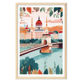 Budapest Art Print, Travel Print, Travel Poster, Travel Gift, Housewarming Gift (UNFRAMED)