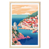 Dubrovnik Art Print, Travel Print, Travel Poster, Travel Gift, Housewarming Gift (UNFRAMED)