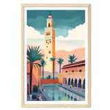 Marrakech Art Print, Travel Print, Travel Poster, Travel Gift, Housewarming Gift (UNFRAMED)
