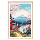 Mount Fuji Art Print, Travel Print, Travel Poster, Travel Gift, Housewarming Gift (UNFRAMED)