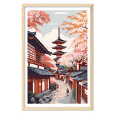 Kyoto Art Print, Travel Print, Travel Poster, Travel Gift, Housewarming Gift (UNFRAMED)