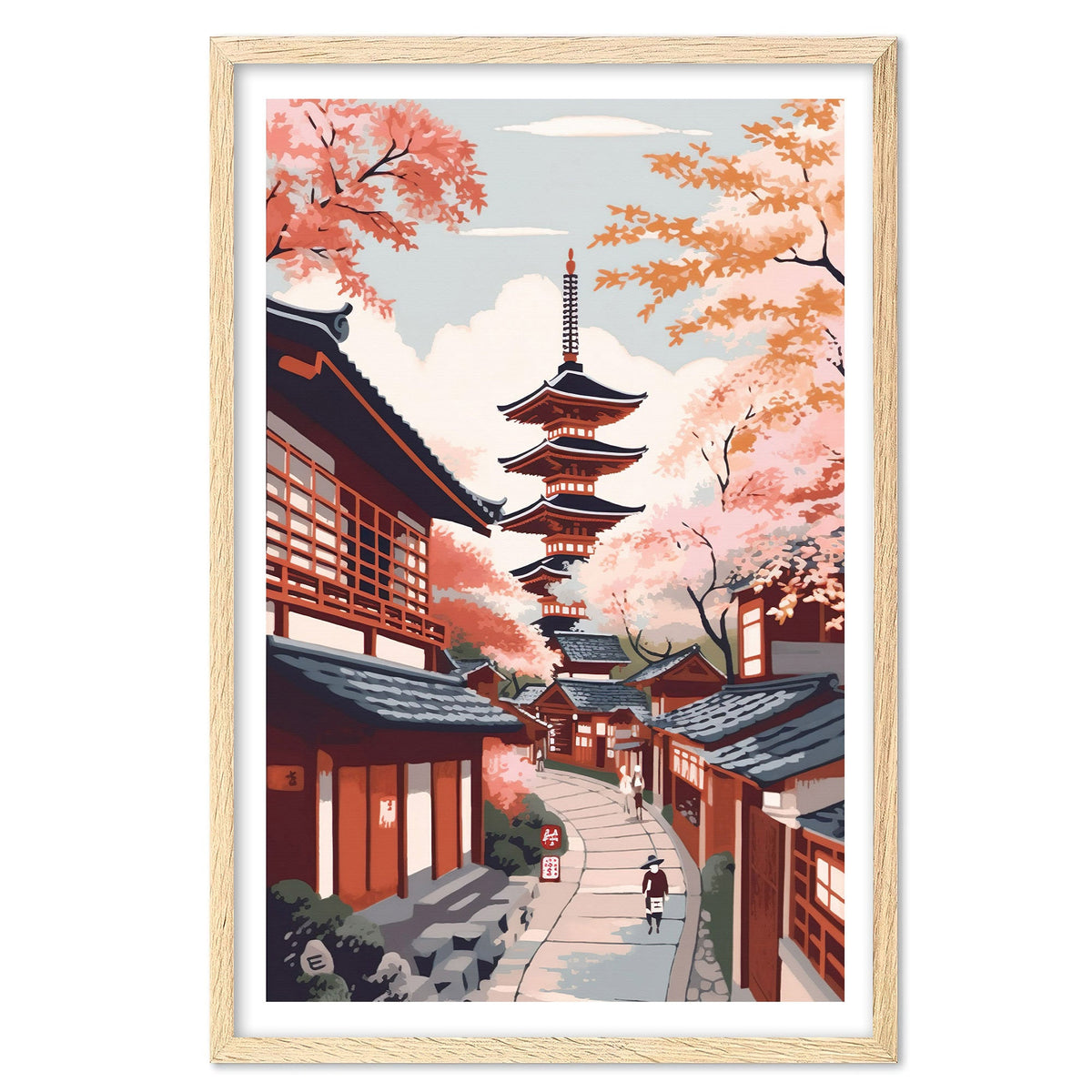 Kyoto Art Print, Travel Print, Travel Poster, Travel Gift, Housewarming Gift (UNFRAMED)